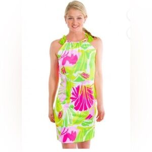 GRETCHEN SCOTT TASSEL TIE DRESS FROND FRENZY